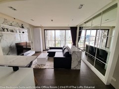 The Lofts Ekkamai 1 bedroom condo with office for sale with tenant