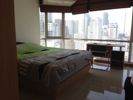 Bedroom with North facing city view