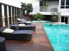 Swimming pool and seating